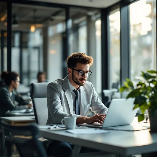 Modern office professional